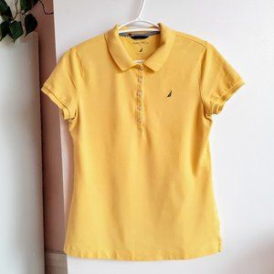 Yellow short sleeve polo